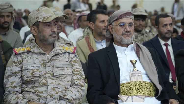 مأرب....رئيس هيئة أركان الجيش اليمني يشيد ببطولات وتضحيات قبيلة أرحب.