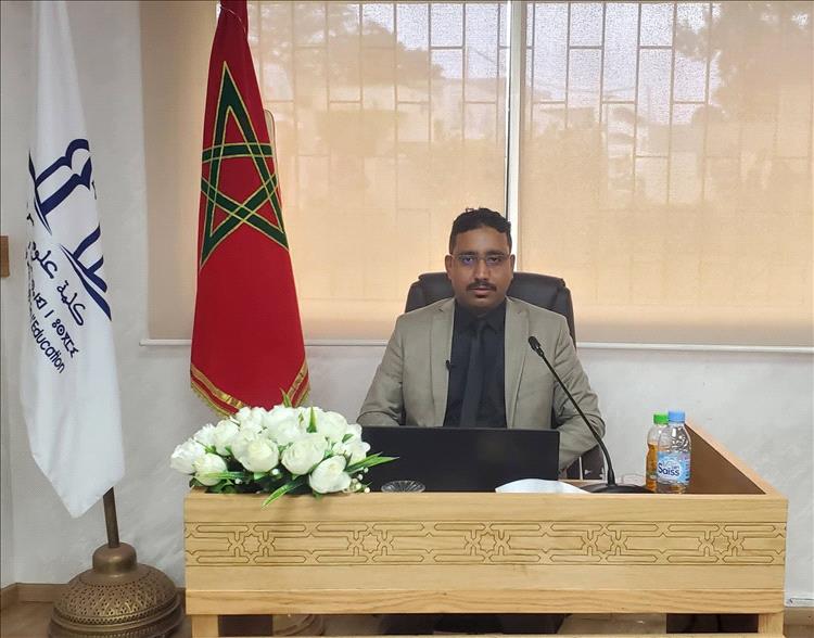 الباحث خالد صالح بريك ينال الدكتوراه من جامعة محمد الخامس بالرباط حول “الحروب في الفن التشكيلي”