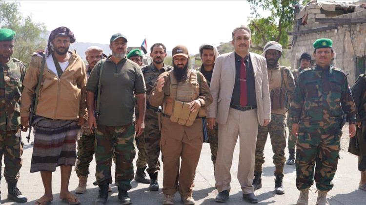 العميد الوالي يزور جبهة ثرة بأبين ويطلع على جاهزية القوات المسلحة الجنوبية