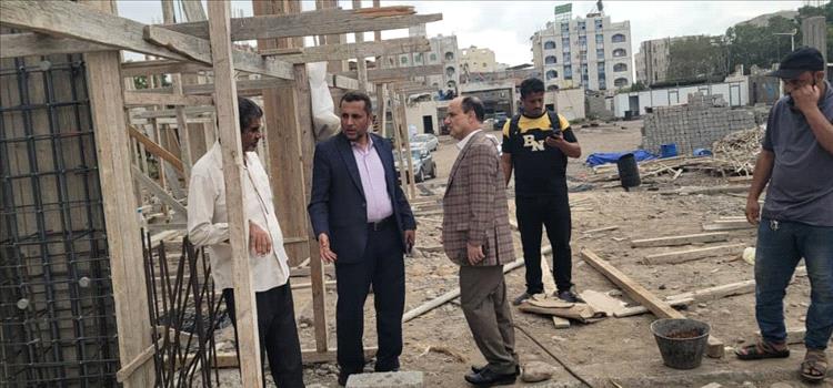 الزامكي يطلع على أوضاع مشروع مبنى السلطة المحلية بدار سعد ويوجه بتسريع وتيرة الإنجاز