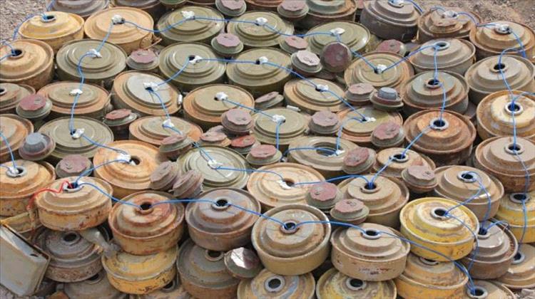 نزع 699 لغمًا حو_ثيًا خلال أسبوع 