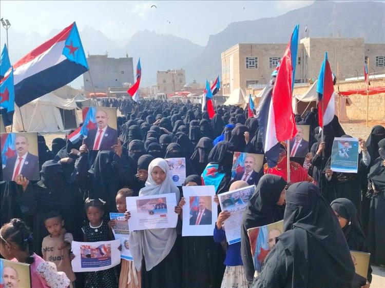 مسيرة نسائية في سقطرى دعماً لدعوات استقلال الجنوب