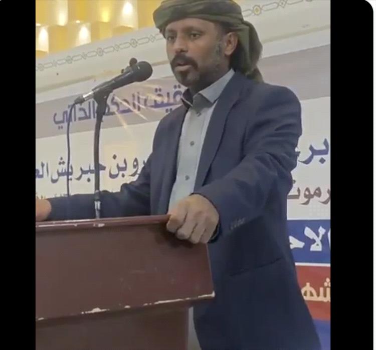 بن حبريش يؤكد استمرار مشروعه السياسي 