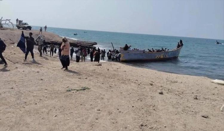 وصول 180 مهاجرًا من أفريقيا إلى ساحل العين بشبوة