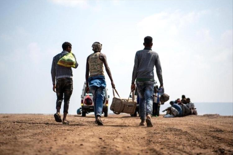 مركز حقوقي: نحو 300 ألف مهاجر أفريقي دخلوا اليمن منذ 2022 