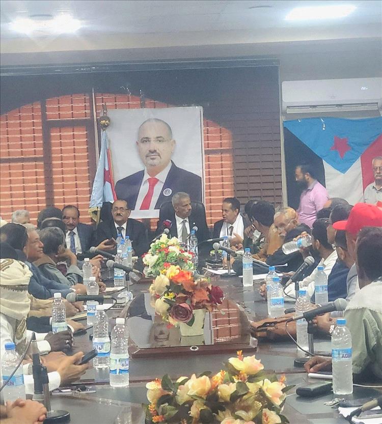 السلطة المحلية في لحج تعلن تأييدها لإعلان دولة الجنوب العربي ودعمها لخطوات الزُبيدي 