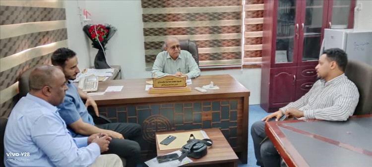 مدير عام تبن هود بغازي يناقش مع مؤسسة صلة للتنمية تدخلات صحية تستهدف 500 مستفيد بالمديرية