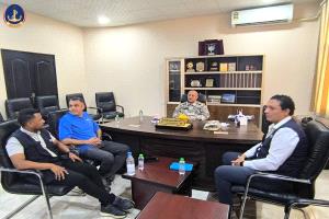 رئيس مصلحة خفر السواحل  يستقبل ممثلي مكتب الأمم المتحدة المعني بالمخدرات والجريمة (UNODC)