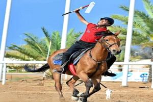 الوزير البكري يبارك للمنتخب الوطني للفروسية تأهله لبطولة العالم