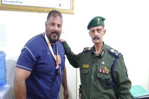 الرخم أول المستقبلين لبطل آسيا في مصارعة الذراعين أدهم بدر بعد تحقيقه فضيتين