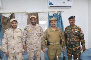 تحركات عسكرية لتأمين مطار الغيضة… مرصع والمعكر يناقشان خطة الحماية الشاملة