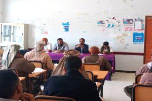 مدير تربية ميفعة يعقد اجتماعًا استثنائيًا بمدراء المدارس للتهيئة والإعداد لاختبارات الفصل الدراسي الأول 2025-2026