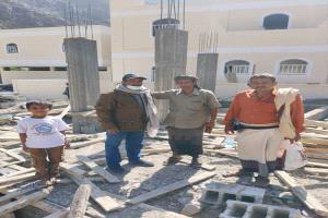 مدير الصحة بسرار يتفقد سير العمل في مشروع بناء المركز الصحي الجديد "بحمة"