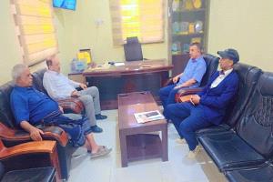 مدير عام مكتب الشباب والرياضة بشبوة يلتقي قيادة الاتحاد العام للكرة الطائرة للتحضير لبطولة الفقيد أحمد الجبيلي لمنتخبات المحافظات