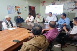 مكتب الصحة بالضالع يعقد الاجتماع التحضيري للنشاط الإيصالي التكاملي  المرحلة الخامسة