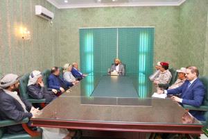 عضو مجلس القيادة المحرّمي يناقش مع البركاني مستجدات الأوضاع على الساحة الوطنية