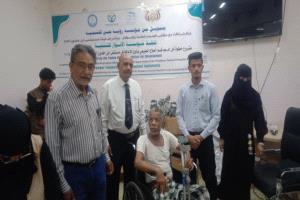 مدير مستشفى ابن خلدون العام بلحج يدش مشروع خطوة أمل لقسم العلاج الطبيعي ولذوي الإعاقة بالمستشفى