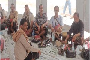 قائد اللواء الثاني دعم وإسناد ينضم إلى اعتصام العاصمة عدن