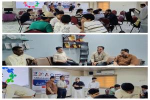 مدير الأنشطة المدرسية بعدن يطلع على دورة قادة الابتكار وصناع المستقبل في مدارس النورس الأهلية
