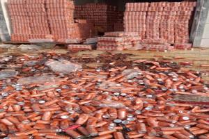 ضبط وتحريز 12,000 كرتون مشروبات "تالفة" بدار سعد