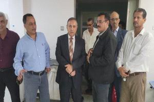 "لصور" يبدي إستعداد جامعة عدن دعم مستشفى "4" مايو الجراحي ليكون مستشفى تعليمي