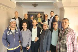 وفد من المجلس العربي للمثقفين والأكاديميين يكرّم الرئيس علي ناصر محمد