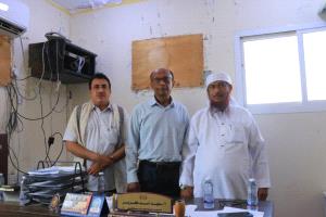 إتمام عملية الاستلام والتسليم بين المدير السابق والجديد لميناء نشطون بالمهرة