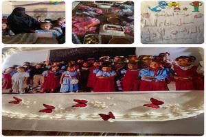 روضة أجيال شقرة توزع شهادات الفصل الدراسي الأول على أطفالها