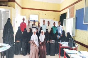 تدشين ورشة تدريبية للمنحة المدرسية المقدمة من اليونيسف بمديرية الشيخ عثمان