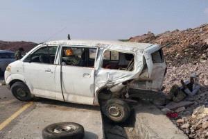 حادث مروري يودي بحياة شخصين في تعز