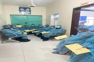 اختتام المخيم المجاني في المركز الصحي باتيس لإزالة المياه البيضاء بنجاح