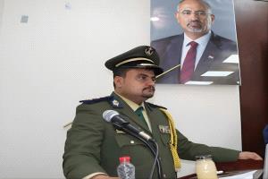 مدير أمن يافع رُصد يهنئ القائد نقيب اليهري بمناسبة تعيينه مديراً لأمن مطار عدن الدولي