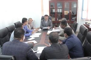 الأمين العام لمحلي حضرموت يرأس لقاء لمناقشة الخطة التنفيذية للمؤسسة المحلية للمياه لمواجهة تحديات الصيف القادم