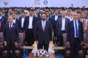 العرادة يشهد حفل تخرج 1139 طالباً وطالبة من جامعة إقليم سبأ