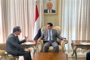 وكيل وزارة الخارجية يبحث مع السفير الياباني تعزيز التعاون الثنائي في مختلف المجالات