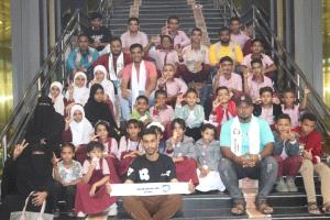 البيرق مول بعدن .. يدعم ويستضيف للمرة الثانية أطفال وطلاب جمعية الصم والبكم بلحج