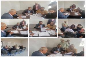 المدير العام بكر الشاعري يوقع مذكرة تفاهم مع منظمة أكتد لتنفيذ وتأهيل مشروع مياه قعطبة العام