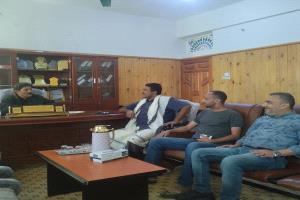 مدير عام مديرية شحن يلتقي بشركة الفيصل للأعمال التجارية 
 المنفدة لمشروع مركز العزل