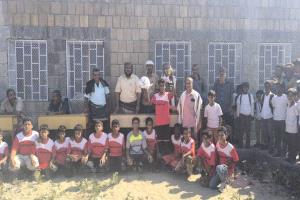 الأهلي يتوج بطلاً لدوري مدرسة عباس القوز بنين بحضور مدير مكتب التربية بمودية