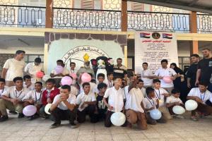 زيارة إنسانية لطلاب جامعة العلوم والتكنولوجيا تُدخل البهجة إلى قلوب طلاب ذوي الاحتياجات الخاصة