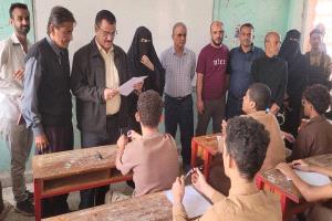 مدير عام المنصورة يؤكد أهمية الإمتحانات في ترسيخ المعلومات لطلبة المدارس