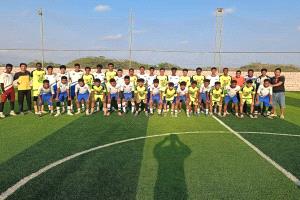 ناشئو أكاديمية الحافرة يتفقون على ناشئي منتخب أبين بنتيجة 3/5