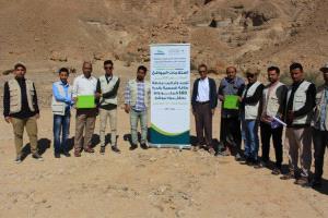 تسليم موقع مشروع توريد وتركيب محطة طاقة شمسية لحقل موشح بشبام