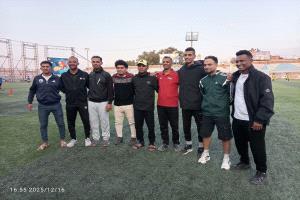 وصول طاقم تحكيم تجمع تعز لدوري الثانية