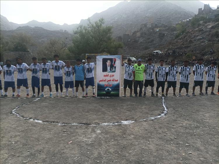 انطلاق أولى مباريات دوري الفقيد عبدالله حسن الناخبي لكرة القدم بسباح يافع