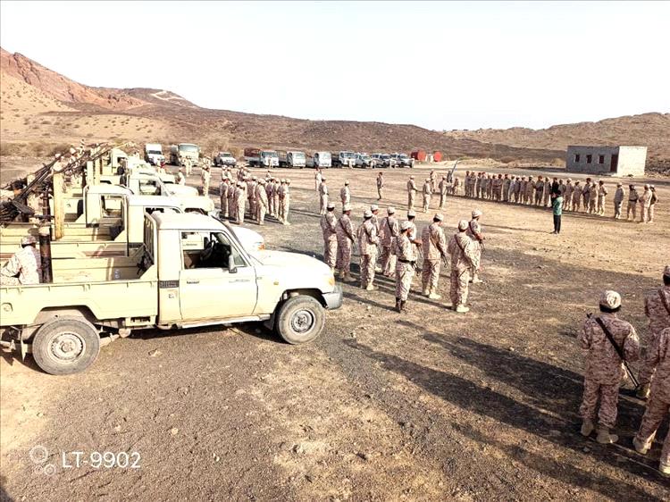 اللواء 103 مشاة بأبين يدشّن المرحلة الثانية من العام التدريبي 2025م