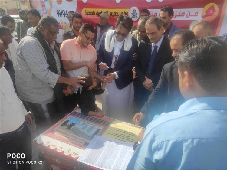عاجل .. انطلاقة الحملة الطارئة لتحصين  اكثر من 123 الف طفل بشبوة