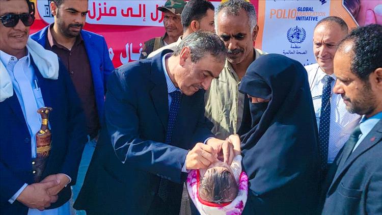 تدشين حملة طارئة في شبوة لتحصين أكثر من 123 ألف طفل ضد شلل الأطفال