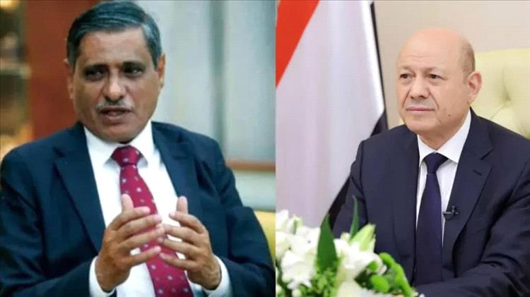 رئيس مجلس القيادة يطمئن على صحة اللواء البحسني