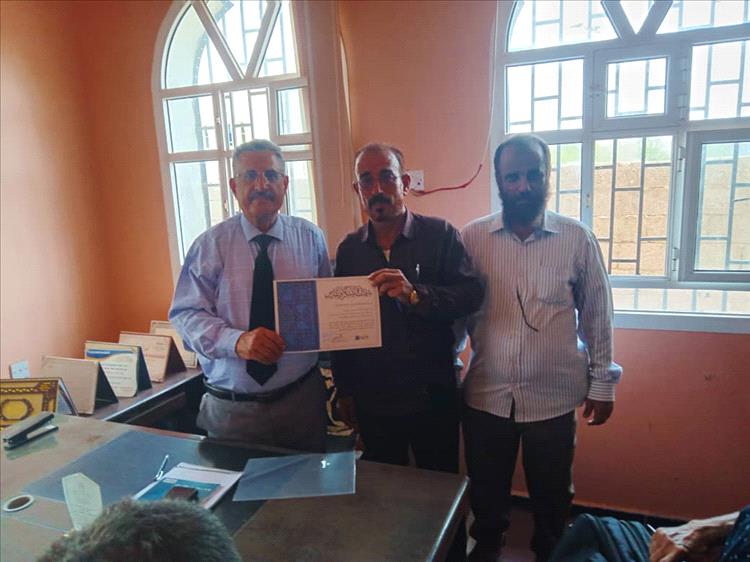 شركة "ميتا ميتا" تكرم وكيل وزارة الزراعة والري مدير مكتب الزراعة لحج ونائب مدير الري بلحج